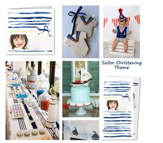 a collage of photos with different themes and colors for a child's birthday party