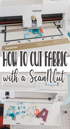 Learn how to cut fabric on a Brother ScanNCut. What are the different mats and blades used for? Best practices for cutting all kinds of fabric, with tips and tricks. Sewing 101, Brother Embroidery, Kinds Of Fabric, A Brother