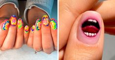 112 Insanely Good Nail Art Ideas To Try At Your Next Appointment Panda Nail Art, Nail Polish Art Designs, Defused Pins, 3d Nail Art Designs, Twitter Artist, Nail Polish Art, Follow Tiktok, Nail Art Designs Videos