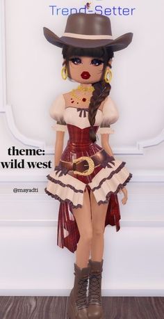 Date Night Dti Outfit, Dress To Impress Game Night Theme, Country Dress To Impress, Dti Game Night, Cowboy Dress To Impress, Wild West Dress To Impress, Wild West Outfits, Country Fall Outfits