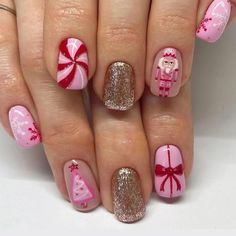 PRICES MAY VARY. Christmas Nails Art Design - Christmas pink press on nails short with Christmas tree and bow tie designs, full of christmas elements, will make your fingers more unique and shiny, express your nail charm. Making your christmas holiday more interesting! Christmas Nails Kit - You will get 24 pieces of christmas fake nails short in 12 sizes, our set comes with jelly glue stickers 1 nail file, and 1 piece of wooden stick for removing fake nails, we recommend using your own glue. Easy Application - Christmas square press on nails just choose the nail piece that suits you, polish the nail bed, paste the jelly glue we give away, and press trendy nails for 30s to get the natural manicure that girls like. Quality Material - These christmas short false nails with designs are made of Christmas Fake Nails, Fun Halloween Nails, Candy Corn Nails, Vampire Nails, Nail Care Diy, Halloween Nails Easy, Nails French, Nail Strengthener, Halloween Nail Designs