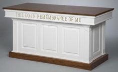 Communion Tables NO 8201 – Podiums Direct Church Communion Table, Communion Tables, Church Pulpit, Communion Table, Wood Planer, Church Furniture, In Remembrance Of Me, Diy Dining Table, Altar Table