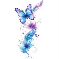 Butterfly Tattoos For Women Tattoo Master Files Disney Butterfly Tattoo, Disney Butterfly, Beautiful Butterfly Tattoos, Belly Button Tattoos, Dragonfly Tattoo Design, Butterfly Tattoos For Women, Tattoo Master, Inner Warrior