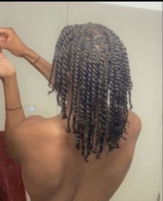 Long Braids Black Man, Long Two Strand Twist Men, Short Braids Men Black, Blonde Twists Men, Long Twists Men, Hair Twists Black Men, Black Hair Twists, Short Hair With Rubber Bands, Black Woman Hair Styles