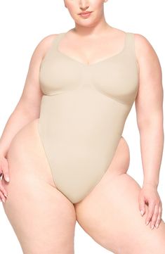 Viral Bodysuit, Scoop Neck Bodysuit, Teddy Bodysuit, Body Support, Seductive Clothes, Teddy Lingerie, Good American, Snap Closure, Plus Size Fashion