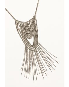 Idyllwind Women's Cantrell Silver Chain Necklace, Silver Chic Silver Jewelry With Chain Strap, Delicate Metal Chain Necklace For Party, Delicate Chain Metal Necklace For Party, Metal Necklaces With Delicate Chain, Adjustable Pendant Chain Necklace For Party, Party Necklace With Delicate Metal Chain, Party Adjustable Pendant Chain Necklace, Long Adjustable Metal Chain Necklace, Long Silver Chain Necklace