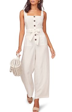 Design Moda, Linen Jumpsuit, Astr The Label, Trendy Summer Outfits, Jumpsuits And Romper, Basic Outfits, Linen Women