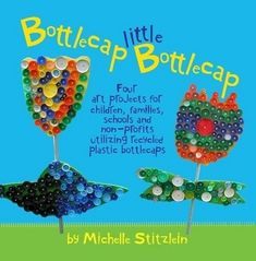 a book cover with two birds on top of each other and the words,'little bittap bottlecap '