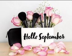 Mary Kay Display, Mary Kay Online Party, Hello September Images, Mary Kay Blush, Mary Kay Christmas, Mary Kay Inspiration