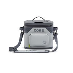 a cooler bag with the word core on it