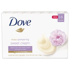 Dove Purely Pampering, Best Bar Soap, Dove Bar Soap, Dove Bar, Cream Peony, Dove Beauty Bar, Dove Soap, Dove Beauty, Fancy Soap