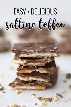 easy and delicious saltine toffee recipe