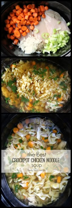 the best crockpot chicken noodle soup recipe