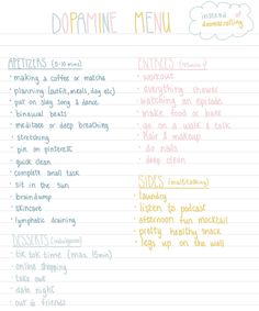 #dopamenu #dopamine #dopaminemenu #doomscrolling #menu #everythingshower #todolist #brainrot #healthyliving #hobbies Dopamine Menu Bullet Journal, Dopamine List