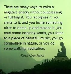 wednesday wisdom Thich Nhat Hanh, New Energy, Simple Living, Negative Energy, Great Quotes, Namaste, Mantra, Inspirational Words