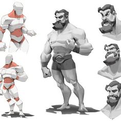 an image of some character poses for the game