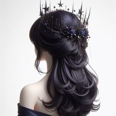 ai, digital art, image, character, illustration, cartoon, fantasy, design, animation, icons, 3D, comic, painting, manhwa, pfp, pp, cover Fantasy Princess Hairstyle, Classy Black Hairstyles, Dnd Jewelry, Butterfly Layers, 2024 Hair Trends For Women, Long Hair Princess, Royal Hairstyles, 2024 Hair Trends, Fantasy Crown