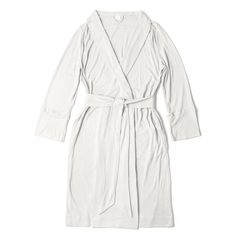 The perfect cozy robe to live in. Features 3/4 length hem and wrist-length sleeves, pockets to keep all the things you need to keep close, and a sewn-in waist tie so you will never lose it. Generously cut, so ideal for all body shapes, including maternity and nursing. All in our signature luxuriously-soft fabric made of 70% viscose made from bamboo and 30% organic cotton. Womens Robe, Womens Bathrobes, Nursing Tank, Comfy Leggings, Mama Gifts, Women's Robe, Maternity Nursing, Gift Bundles, Maternity Tops