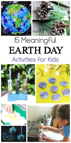 Earth Day Activities For Older Kids, Earth Day Activities For Preschoolers Outside, Activities For Earth Day For Kids, Earth Week Activities For Toddlers, Homeschool Earth Day Activities, World Earth Day Activities Preschool, Go Green Week Activities, Earth Day Forest School, Classroom Earth Day Activities