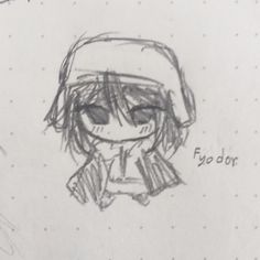 Bsd Sketch Art, Mini Person Drawing, Oc Drawing Sketchbook, Cute Eyes Drawing Simple, Simple Person Sketch, Bsd Drawing Ideas, Random Sketch Ideas Doodle, Fyodor Sketch, Doodle Art People