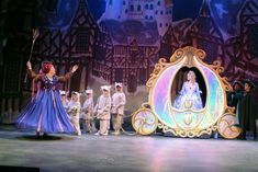 the cast of disney's beauty and the beast on stage