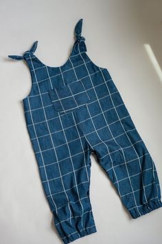 Rhodes Overall Pattern Cotton Overalls With Tie Straps, Casual Cotton Overalls With Tie Straps, Cotton Sleeveless Overalls With Tie Straps, Sleeveless Cotton Overalls With Tie Straps, Casual Overalls With Tie Straps And Bib Front, Overall Pattern, Beginner Sewing Patterns, Beginner Sewing, Sewing For Beginners