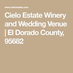 the logo for clelo estate winery and wedding venue el dora county, california