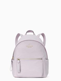 Our backpacks feature the most durable technical fabrics and soft leathers and of course have a ton of space. Oh and like your outfits they're super chic--because we think backpacks are meant for more than just algebra class and the gym. | Kate Spade Chelsea Medium Backpack, Lilac Moonlight Functional Kate Spade Bag With Zipper Closure, Functional Kate Spade Bags With Zipper Closure, Kate Spade Bags With Zipper Closure, Kate Spade Backpack With Zipper Closure, Kate Spade Travel Bags With Zipper Closure, Kate Spade Travel Bag With Zipper Pocket, Kate Spade Everyday Backpack With Zipper, Everyday Kate Spade Backpack With Zipper Closure, Kate Spade Nylon Bag With Zipper Closure