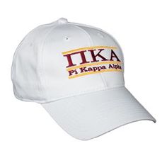 Pi Kappa Alpha Greek Letter Fraternity Snapback Bar Hats by The Game Pi Kappa Alpha, Alpha Fraternity, Greek Letters, Game Logo, Fraternity, Cotton Twill, White Cotton, The Game, Baseball Hats