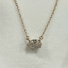 This Beautiful Natural Diamond Was Purchased In 2013. I Just Had It Set Into An East-West Necklace Set In Solid 14k Gold. Brand New, Never Used Since Setting. Comes With Paper’s & Replacement Value From 2013. Perfect For Mother’s Day! Marquis Diamond, Gold Tassel Necklace, Pendent Necklace, Gold Necklace Layered, Marquise Diamond, East West, Drop Pendant, Link Necklace, Black Beads