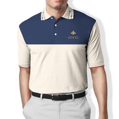 Product Information: Upgrade your style with gucci premium polo shirt trending outfit 2023 70 Polo ShirtMaterial: Mesh cloth95% polyester + 5% spandex, flat knit collar.Moisture Wicking lightweight fabric.Soft and stretchy fabric gives you comfy all day long.Our size is standard US size. Also, If you are not sure of your size, please read the size information in the product description in order to choose your own size!Some styles do run small so if you are deciding which size to pick, It,s best Gucci Polo Shirt, Gucci Bee, Bee Vintage, Vintage Polo Shirt, Outfit 2023, Tennis Outfit, Outfit For Men, Tennis Shirts, Timeless Wardrobe Staples