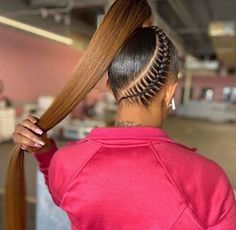 Ponytail Hairstyles For Black Women, Natural Hair Ponytail, Cute Ponytail Hairstyles, Tan Skin Blonde Hair