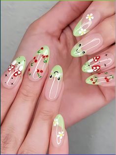 Are you looking for some Easter nail inspiration? You've come to the right place! In this blog post, we will be showcasing 30 cute Easter nail designs that you can use to get in the Summer Nails 2024 For Kids, Frog And Strawberry Nails, Short Cute Red Nails, Cute Animal Nail Designs, Short Almond Nails Designs Summer, Graphic Design Nails, Colorful Nails For Summer, Summer Oval Nails, Cute Nails Summer