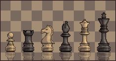 an image of a set of chess pieces