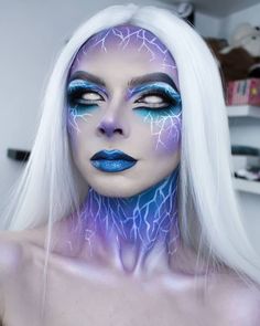 Cool Halloween Makeup, Magical Makeup, Halloween Makeup Inspiration, Special Effects Makeup, Halloween Costumes Makeup, Fx Makeup, Creative Eye Makeup, Crazy Makeup