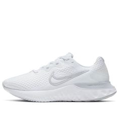 the nike react running shoe in white