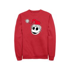 You can't go wrong with this, Men's Disney Nightmare Before Christmas Jack Skellington Santa Hat Sweatshirt.© Disney You can't go wrong with this, Men's Disney Nightmare Before Christmas Jack Skellington Santa Hat Sweatshirt.© Disney FEATURES Crewneck Long sleeveFABRIC & CARE Cotton polyester Machine wash Imported Color: Red. Gender: male. Age Group: adult. Nightmare Before Christmas Santa, Jack Skellington Santa, Lilo And Stitch Ohana, The Nightmare Before Christmas Jack, Disney Nightmare Before Christmas, Christmas Jack Skellington, Christmas Santa Hat, Nightmare Before Christmas Jack, Disney Sweatshirts