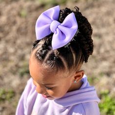 #4chair #4chairstyles #protectivestyles #curlyhair #naturalhair #braids #twisthairstyles #hairbows #scubabows #hairstyleideas #hairstyles #hairgrowth #kidshair Easter Hair Styles For Kids, Puff Hairstyles For Kids, Cute Hairstyles For Little Black Kids, Easter Hairstyles For Kids Black, Braided Up Ponytail For Kids, Hair Styles For Kids Black, Natural Hairstyles For Black Kids Simple, Toddler Protective Hairstyles, Too Knot Bun