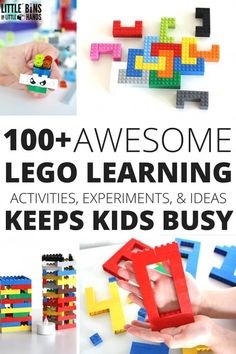 lego learning activities for kids to learn and play with the help of their own hands