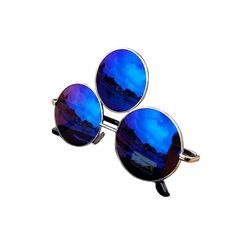 Trippy Lights THIRD EYE SUNGLASSES BLUE Sunglasses Have Evolved, so be Different!! My Third Eye Sunglasses are carefully hand made with protecting your energy in mind. Key Features, 2020 Upgrade Redesign: * Made in the U.S.A. * Polarized Mirrored Lenses * New Dark Blue Reflective Lens * 100% UV400 Protection for Your Eyes! * New Sturdy & Perfect Weight-Balance Design * Heavy Duty Nose Guards for Comfortable Fit My Third Eye Sunglasses are truly made with love, mindfulness and gratitude that Protecting Your Energy, Third Eye Sunglasses, Sunglasses 2022, Eye Round, Polarized Aviator Sunglasses, Blue Lens, Blue Sunglasses, Outdoor Fashion, Blue Lenses