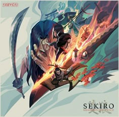 the cover art for sekiro