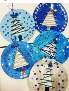 (4) Facebook Paper Plate Winter Crafts For Kids, Christmas Art Kindergarten, Jul Diy, Christmas Art Projects, Handmade Holiday Gifts, Winter Crafts For Kids, Preschool Christmas, Christmas Classroom