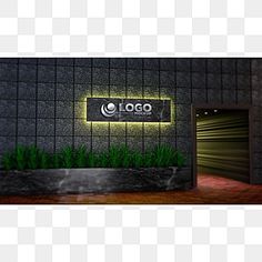 an entrance to a building with grass growing out of the door, hd png