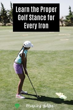 A good golf stance greatly increases your chances. Here is your chance to learn the proper golf stance for every iron. #golfiron #golfswings #golfswingtips #golftipsswings #golfclubs #golflessons #golftips #golfsports