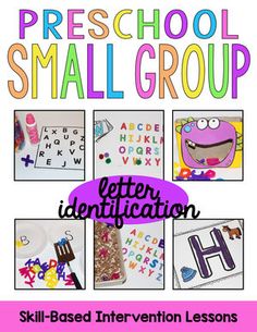 a poster with the words preschool small group written in different languages and pictures on it