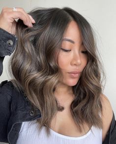 Brunette Warm Balayage, Frosty Brunette, Darker Blonde, Balayage Hair Brunette With Blonde, Ombré Blonde, Rich Brunette Hair, Warm Balayage, Chocolate Brown Hair, Hair Brunette