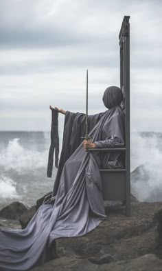 Nicolas Bruno Photography, Queen Of Swords Aesthetic, Tarot Photoshoot, Tarot Photography, Melancholic Art, Queen Of Swords, Dark Goddess