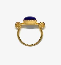 Solid gold or silver tube ring that hooks on both sides around a central rectangular cabochon stone held in a bezel setting. Possible stones include aqua chalcedony, blue lapis lazuli, rose quartz, black onyx and purple amethyst. Gently Holds, Jewelry Catalog, White Moonstone, Aqua Chalcedony, Red Agate, Quartz Rose, Red Garnet, Purple Amethyst, Bezel Setting