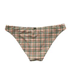 O'NEILL SPORTSWEAR Low Hip Plaid Design Multicolor Size S Women's Swimwear -New without Tag -Brand: O'NEILL -Color: Multicolor/Plaid -Size: S -Material: 82%Polyamide/18%Elastane -Sits at Low Hip -Moderate bottom coverage -Made in China Casual Fitted Color Block Swimwear, Casual Multicolor Seamless Swimwear, Casual Seamless Brief Swimwear, Casual Seamless Swimwear For Surfing, Casual Stretch Color Block Swimwear, Casual Color Block Stretch Swimwear, Casual Stretch Swimwear Briefs, Casual Stretch Brief Swimwear, Plaid Design