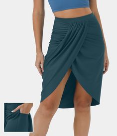 Majolica Blue, Knitting Summer, Zara Midi Skirt, Flowy Mini Skirt, Grecian Style, Skirt Trends, High Low Skirt, Leg Work, Mesh Skirt